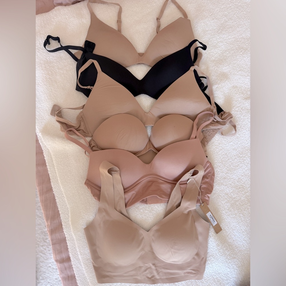LOT of SKIMS bras in Clay • all sizes 34B/S